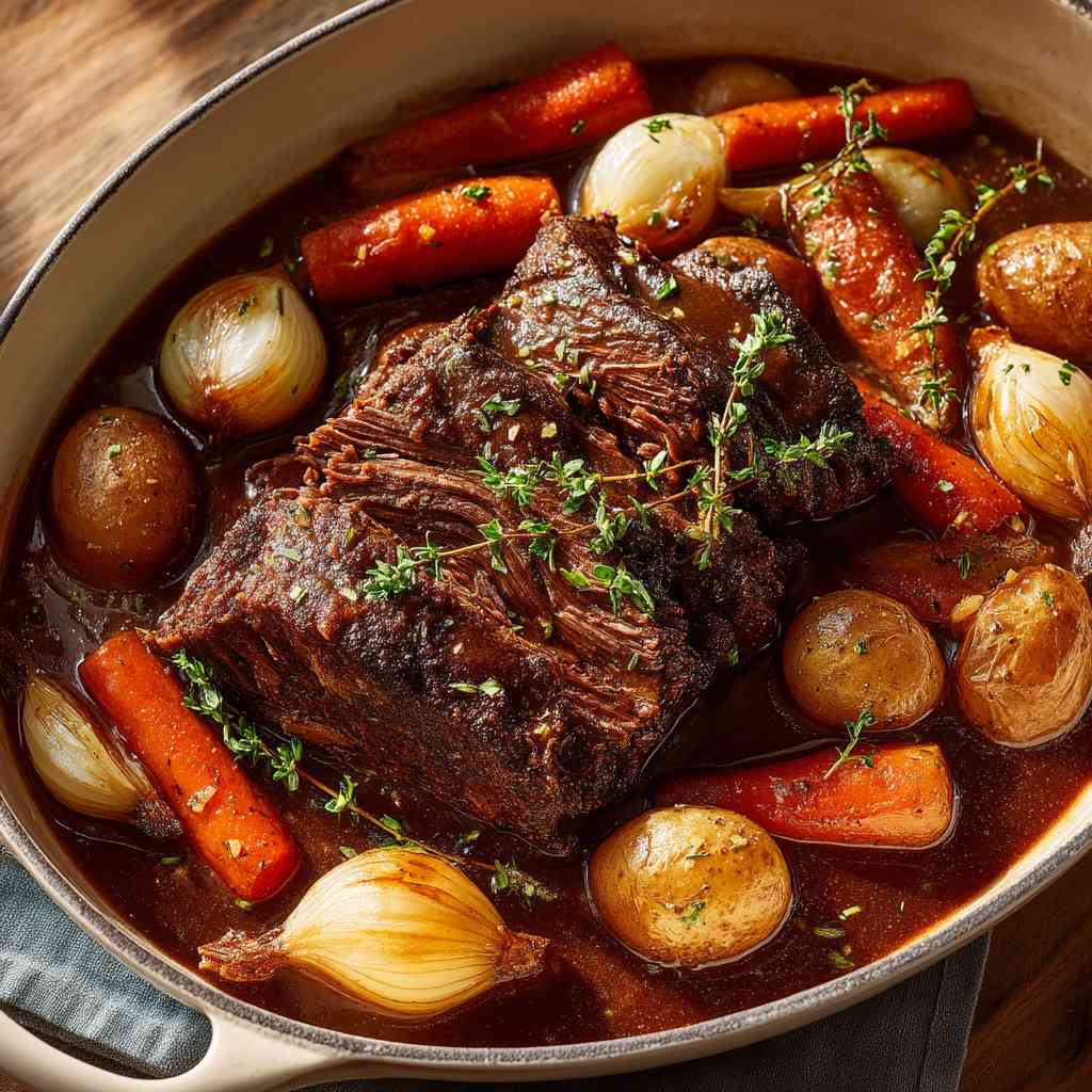 Slow Cooker Amish Pot Roast variations