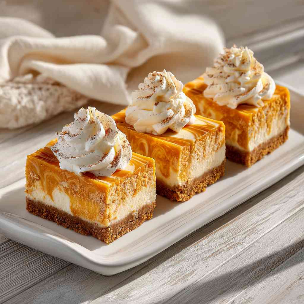 Sweet Potato Cheesecake Squares variations
