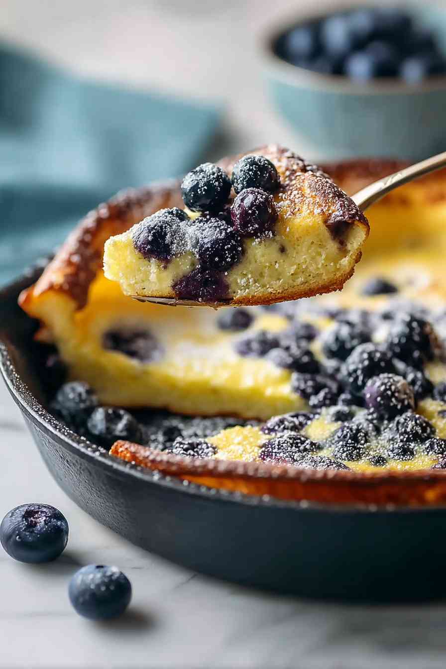 30 minute blueberry dutch baby variations