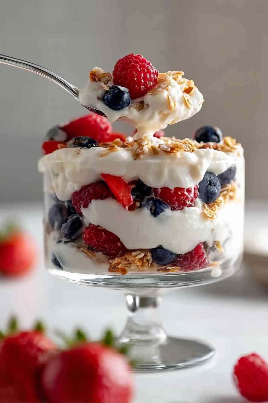 best berry yogurt parfait trifle variations