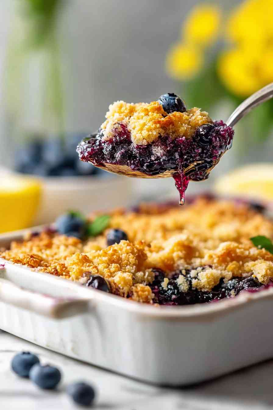 classic blueberry dump cake variations