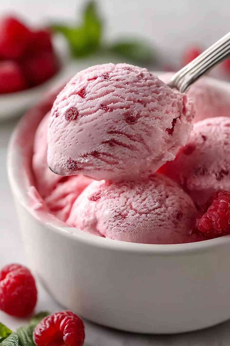 classic raspberry ice cream variations