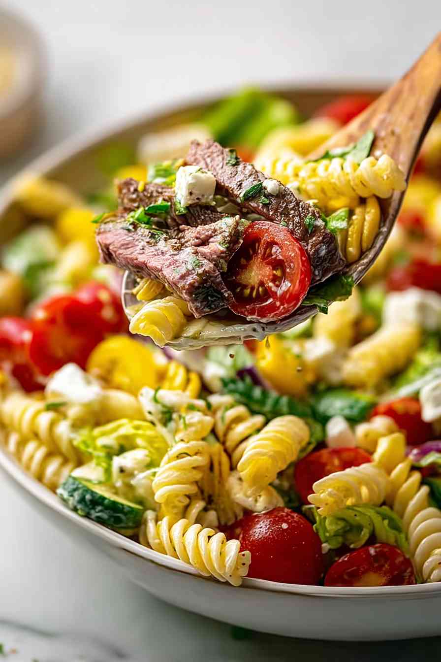 classic steak pasta salad variations