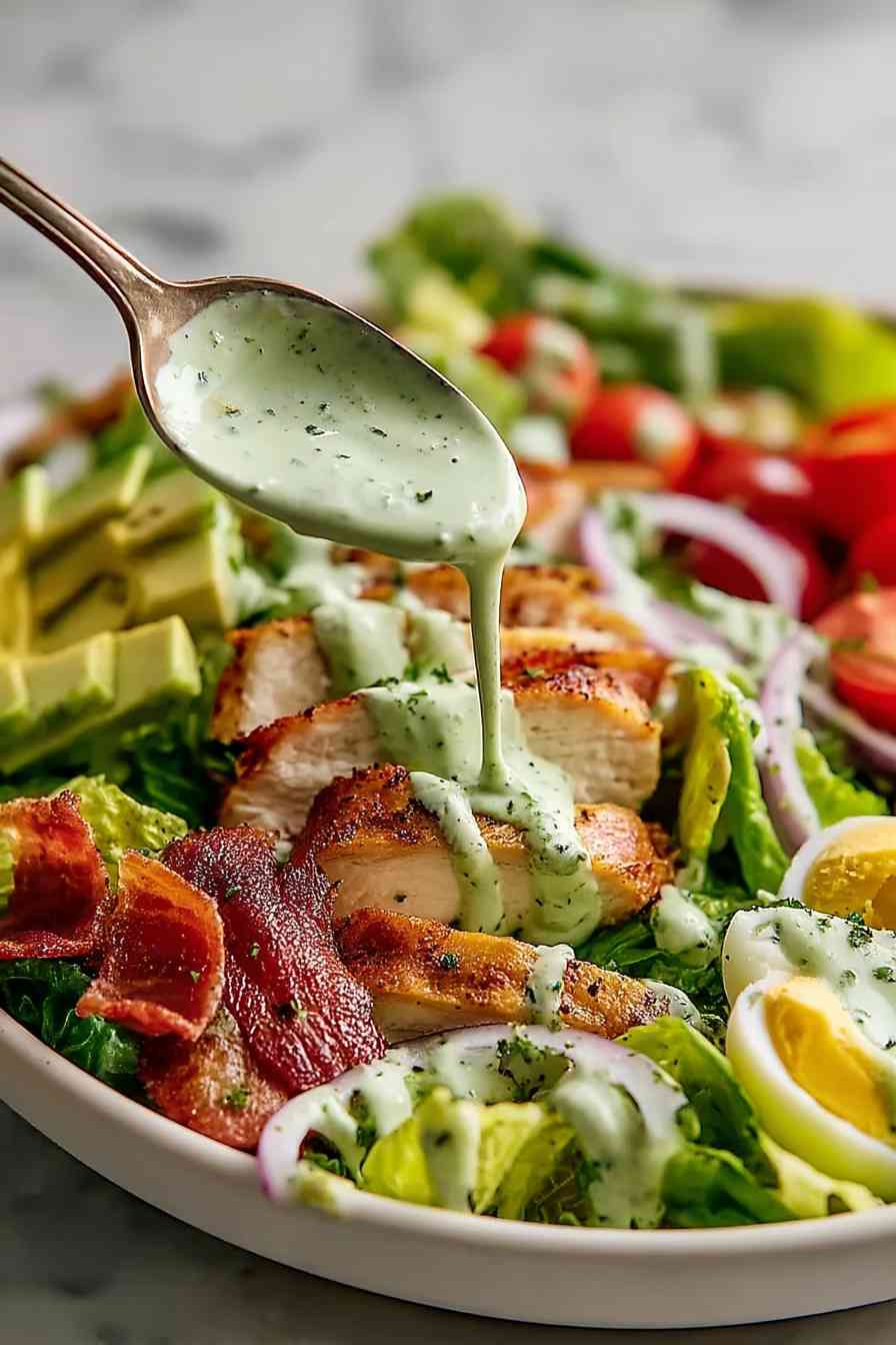 creamy green goddess cobb salad variations