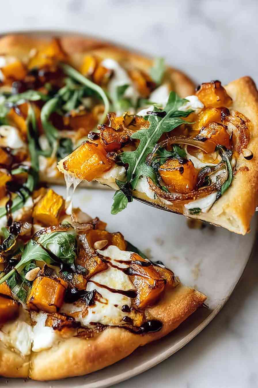 easy roasted butternut squash pizza variations