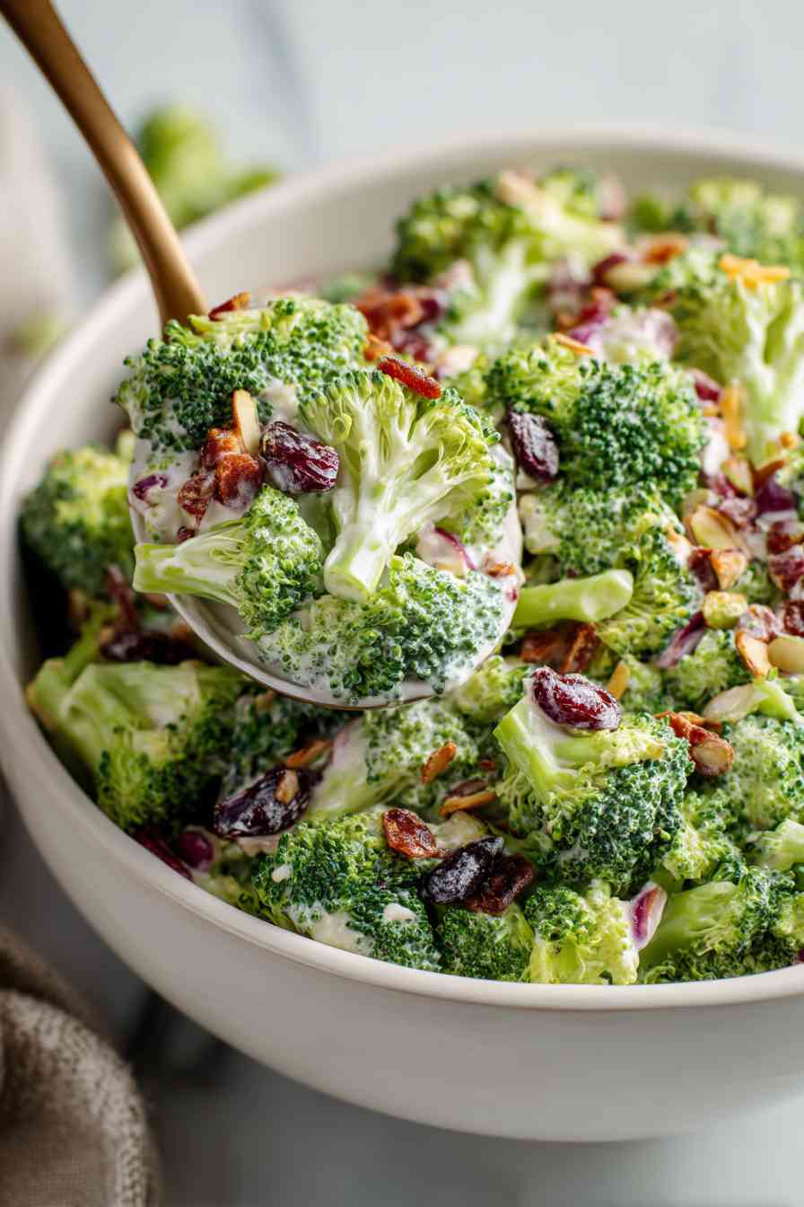 fresh broccoli salad variations