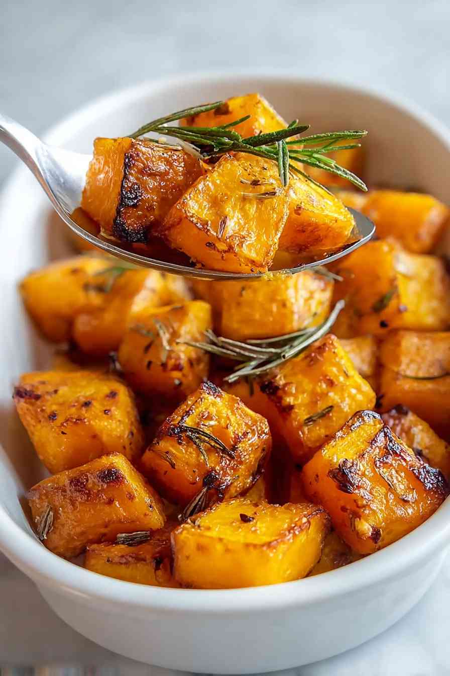 garlic rosemary roasted butternut squash variations