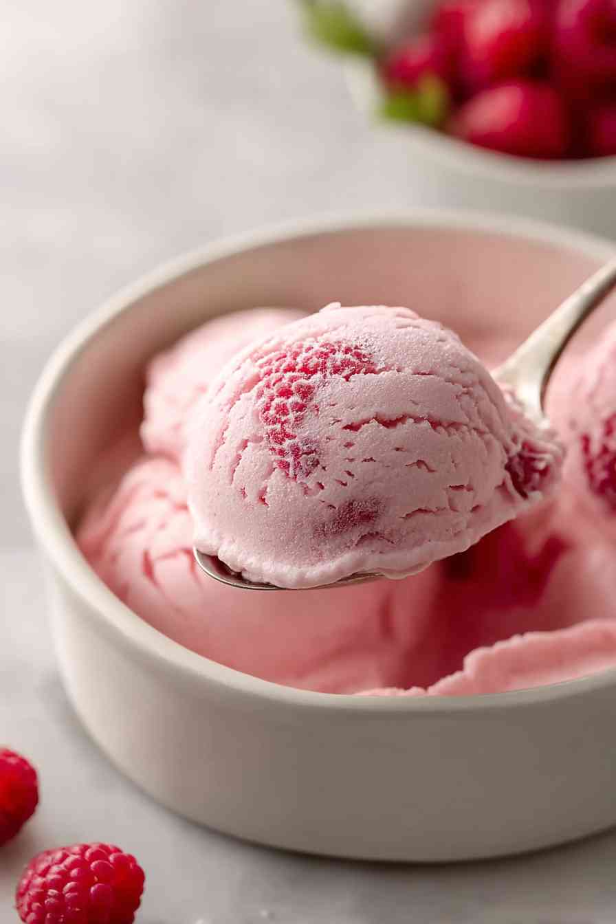 homemade raspberry frozen yogurt variations