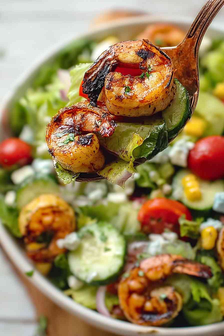 quick grilled shrimp salad variations