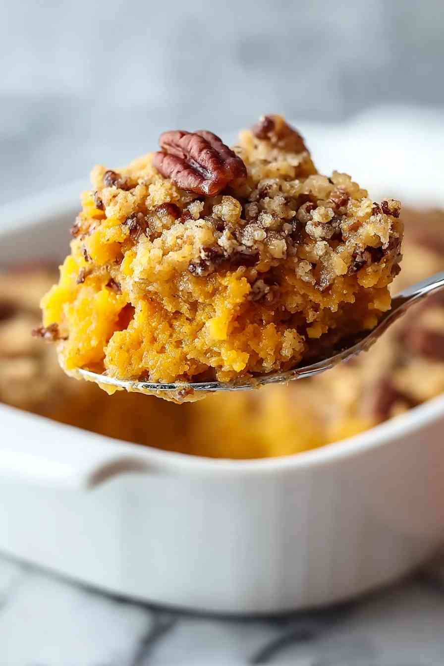 sweet crockpot pumpkin dump cake variations