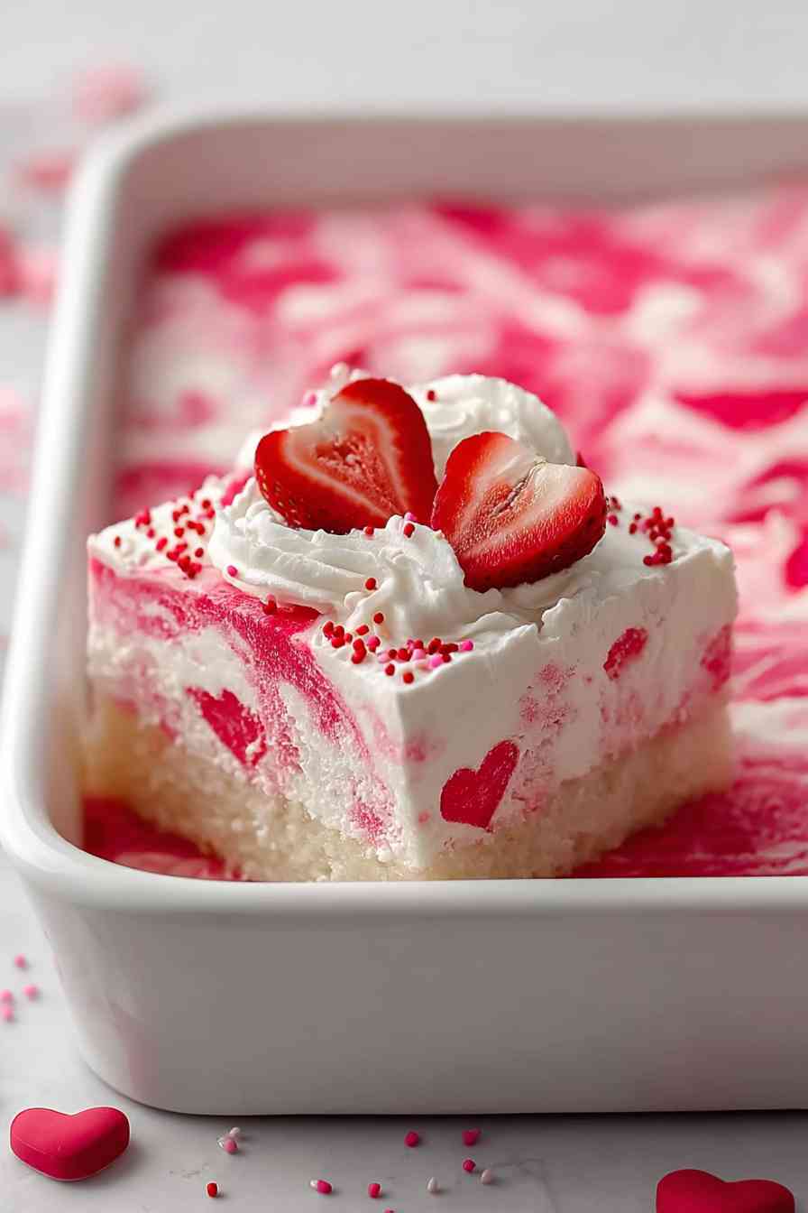 tasty valentines day jello poke cake variations